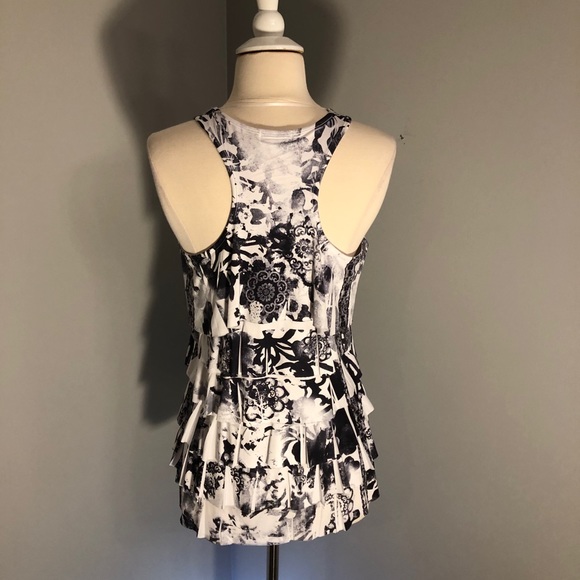 COPY - One World Live and Let Live Black and white Tank - Picture 2 of 11